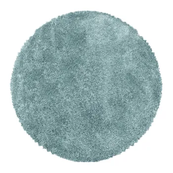 Covor albastru rotund o 80 cm Fluffy - Ayyildiz Carpets imagine