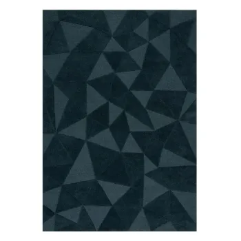 Covor albastru-verde tesut manual din lana 200x290 cm Shard Teal - Flair Rugs imagine