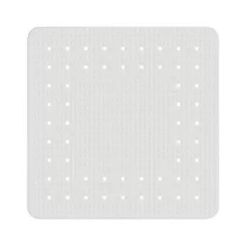 Covor baie anti-alunecare Wenko Mirasol, 54 x 54 cm, alb imagine