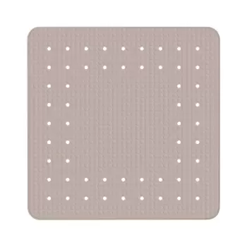 Covor baie anti-alunecare Wenko Mirasol, 54 x 54 cm, gri - bej imagine