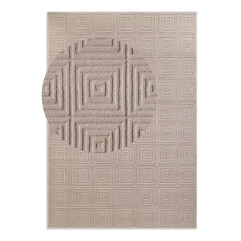 Covor bej 120x170 cm Perles Tourmaline - Elle Decoration imagine