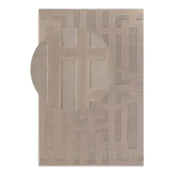 Covor bej 160x235 cm Perles Onyx - Elle Decoration imagine