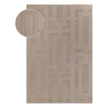 Covor bej 200x280 cm Perles Onyx - Elle Decoration imagine