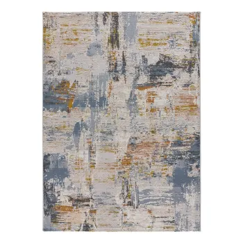 Covor bej/albastru prafuit 192x290 cm Springs - Universal imagine