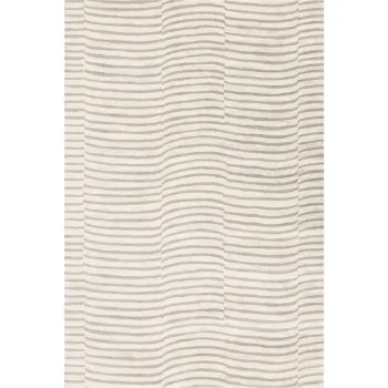 Covor bej din lana 133x190 cm Agnus Tides - Agnella imagine