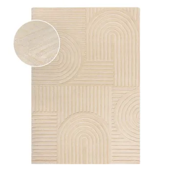 Covor bej E>esut manual din lAcnA240x340 cm Zen Garden aEURFlair Rugs imagine