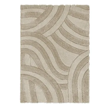 Covor bej handmade din fibre reciclate 160x230 cm Velvet - Flair Rugs imagine