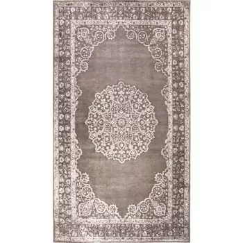 Covor bej lavabil 150x80 cm - Vitaus imagine