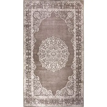 Covor bej lavabil 180x120 cm - Vitaus imagine