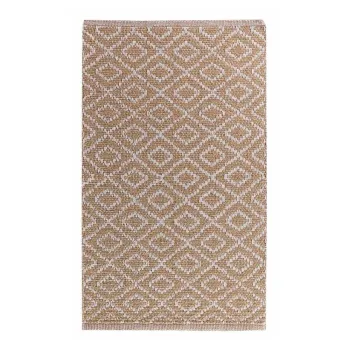 Covor bej lavabil 50x80 cm Lazaro - douceur d'interieur imagine