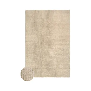 Covor bej lavabil, tesut manual din lana 200x300 cm Unexpected Wool - Lorena Canals imagine