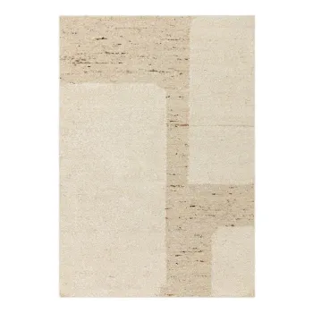Covor bej reversibil, tesut manual din lana 160x230 cm Napa Tumbla - Asiatic Carpets imagine