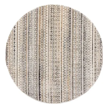 Covor bej rotund 140x140 cm Camino - Flair Rugs imagine