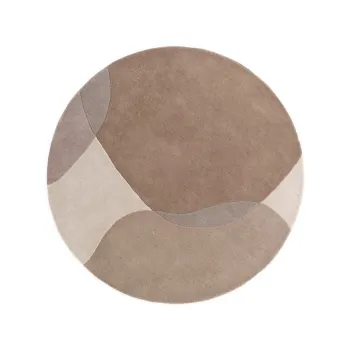 Covor bej rotund din lana o 160 cm Ovia - Villeroy&Boch imagine
