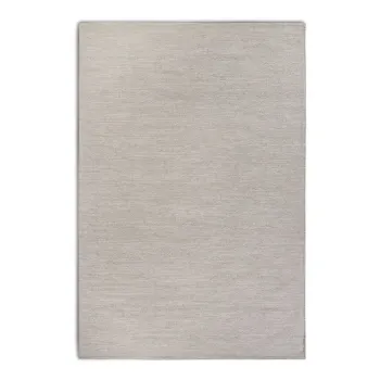 Covor bej tesut manual din amestesc de lana 60x90 cm Pradesh Linen White - Elle Decoration imagine