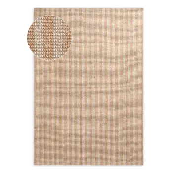 Covor bej tesut manual din iuta 160x230 cm Harvest Amber - Elle Decoration imagine