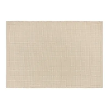 Covor bej tesut manual din lana 140x200 cm Talo - noo.ma imagine