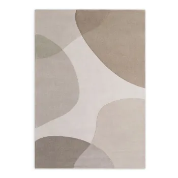 Covor bej tesut manual din lana 160x230 cm Hackney Clarissa - Ted Baker imagine