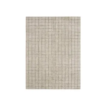 Covor bej tesut manual din lana 230x300 cm Mosaic Sandstone - Lorena Canals imagine