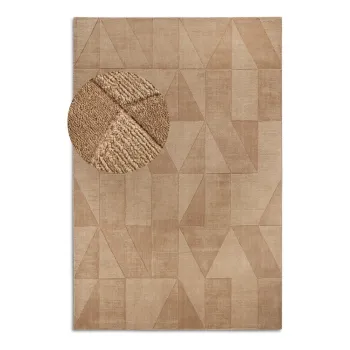 Covor bej tesut manual din lana 80x150 cm Ursule - Villeroy&Boch imagine