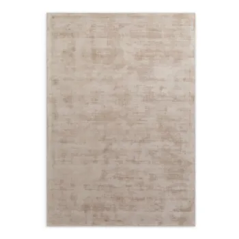 Covor bej tesut manual din viscoza 80x150 cm Noemi - Vikosa imagine