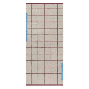 Covor burgundy/gri 70x150 cm Network - Mette Ditmer Denmark imagine