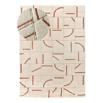 Covor caramiziu-crem 80x150 cm Brenda - Universal imagine