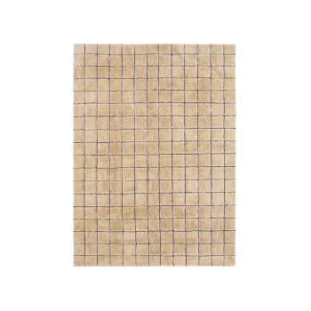 Covor chihlimbar tesut manual din lana 230x300 cm Mosaic Amber - Lorena Canals imagine