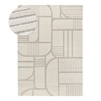 Covor crem 120x170 cm Snowy - Universal imagine