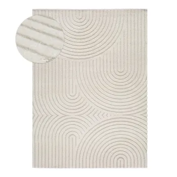 Covor crem 240x340 cm Yen One - Universal imagine