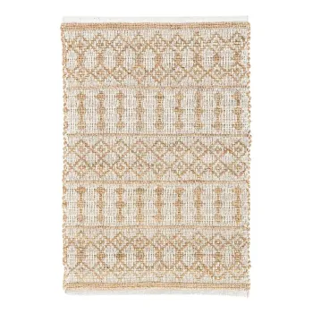 Covor crem 60x90 cm Orya - douceur d'interieur imagine