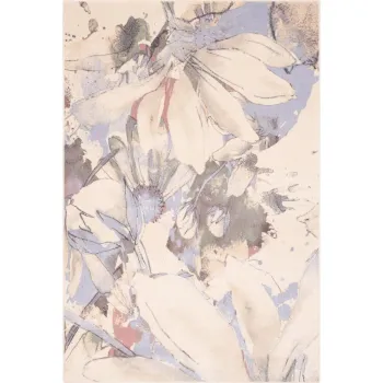 Covor crem din lana 133x180 cm Lilia - Agnella imagine