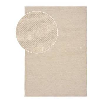 Covor crem din lana 160x230 cm Gaya - House Nordic imagine