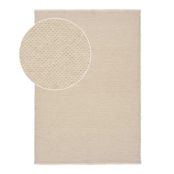Covor crem din lana 200x300 cm Gaya - House Nordic imagine