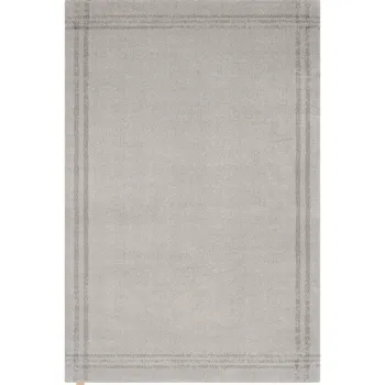 Covor crem din lana 240x340 cm Calisia M Grid Rim - Agnella imagine