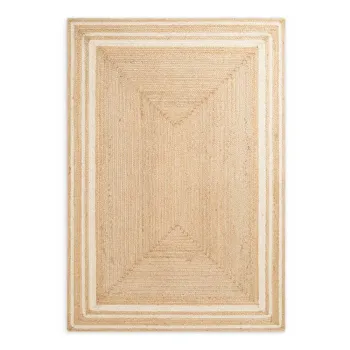 Covor crem/in culoare naturala reversibil/tesut manual din iuta 80x150 cm Looma - Hanse Home imagine