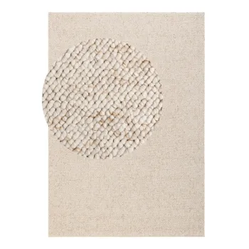 Covor crem lavabil 160x230 cm Rocco Cream - Elle Decoration imagine