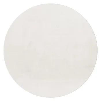 Covor crem lavabil rotund o 120 cm Pouffy - Ayyildiz Carpets imagine