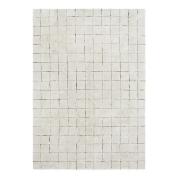 Covor crem lavabil/tesut manual din bumbac 170x240 cm Mosaic - Lorena Canals imagine