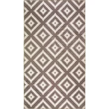 Covor crem/maro deschis lavabil 180x120 cm - Vitaus imagine
