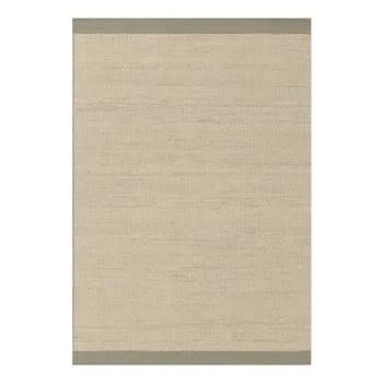 Covor crem-verde salvie tesut manual din lana 120x170 cm Lima Sage - Asiatic Carpets imagine