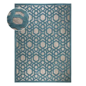 Covor de exterior albastru 290x200 cm Oro - Flair Rugs imagine