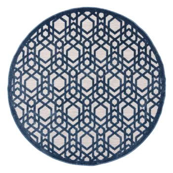 Covor de exterior albastru rotund o 160 cm Oro - Flair Rugs imagine
