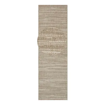 Covor de exterior bej de tip traversa 250x80 cm Gemini - Elle Decoration imagine