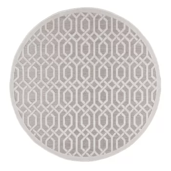 Covor de exterior bej rotund o 160 cm Mondo - Flair Rugs imagine