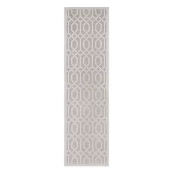 Covor de exterior bej tip traversa 230x66 cm Mondo - Flair Rugs imagine