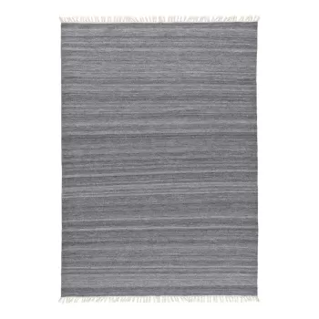 Covor de exterior din plastic reciclat Universal Liso, 160 x 230 cm, gri inchis imagine