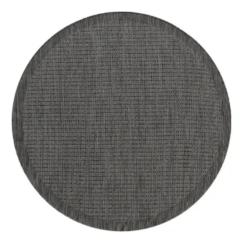 Covor de exterior gri inchis rotund o 160 cm Giza - Ayyildiz Carpets imagine