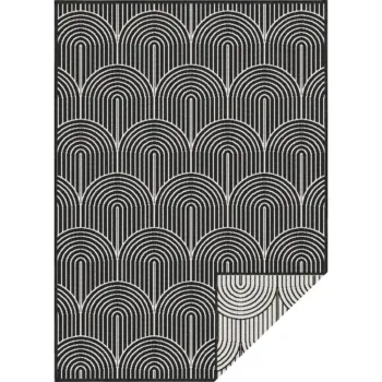 Covor de exterior negru-alb 160x230 cm Pangli Black - Hanse Home imagine
