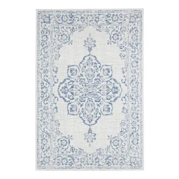 Covor de exterior NORTHRUGS Tilos, 200 x 290 cm, albastru - crem imagine